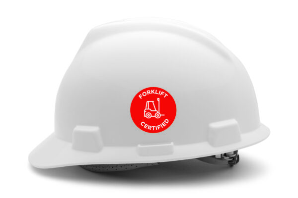 Forklift certified RED